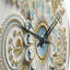 Horloge murale blanche et bleue-93380911