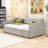 Versatile Twin Velvet Daybed with Twin Trundle-54944855