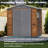 8*8FT Iron-Wood Combination Tool Shed – A Perfect Blend Of Nature And Functionality-111042640