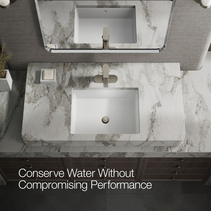 Taut Single-Control Lavatory Faucet with Escutcheon, Vibrant Brushed Nickel