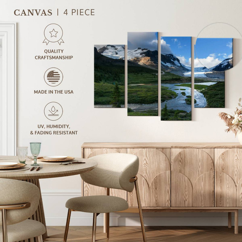 Alvord Athabasca Glacier, 54" H x 84" W