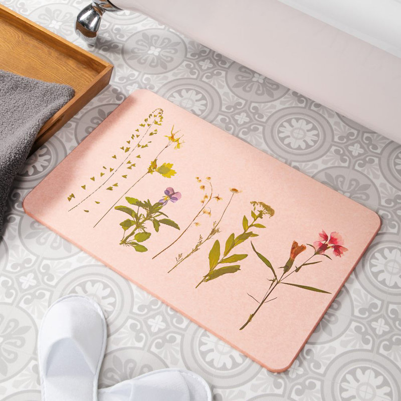 Non-Slip Shower Mat, Pink