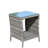 Outdoor patio Furniture 1 Coffee Table with clear tempered glass-505542653