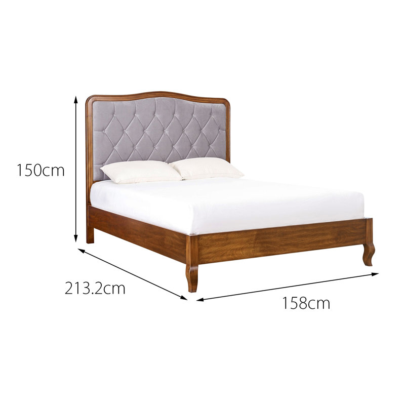 Highwood Upholstered Bed, Kingsize (5')