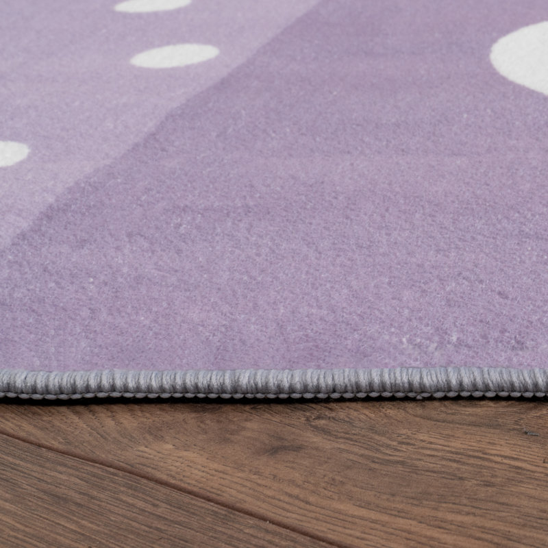 Sofren No Pattern And Not Solid Colour Area Rug, Purple, Rectangle 160 x 220cm