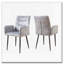 Chaises de salle à manger rembourrées en velours-954513410