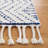Apeksha Hand Loomed Wool/Cotton Geometric Rug in Blue/Ivory-906058327