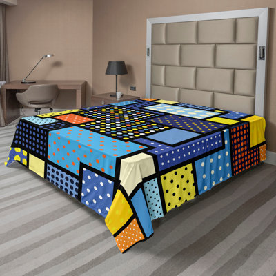 Ambesonne Print Top Flat Sheet