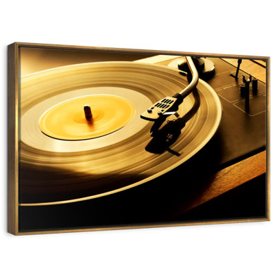 Spinning Vinyl Record