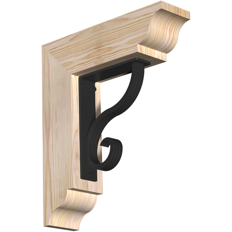 Support traditionnel Ashford, H 18 po x P 15 1/2 po, Sapin de Douglas l 3 1/2 po x T 4 po (lisse)