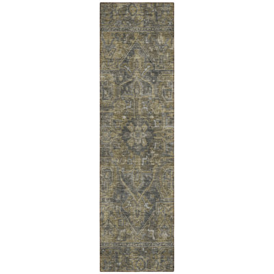 Bouldin Washable Oriental Indoor / Outdoor Rug
