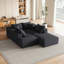 Canapé modulaire en forme de L Boneless avec 6 coussins-1797693848