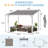 Aluminum Pergola with Canopy-90611260-95168561