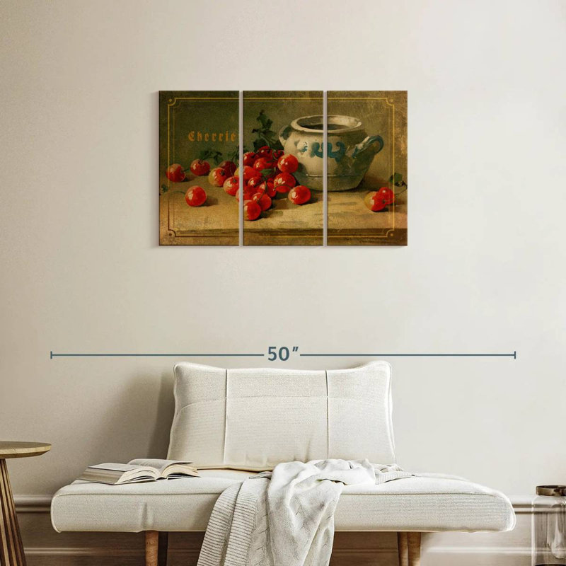 Yarlin Delicious Cherries, 20" H x 33" W