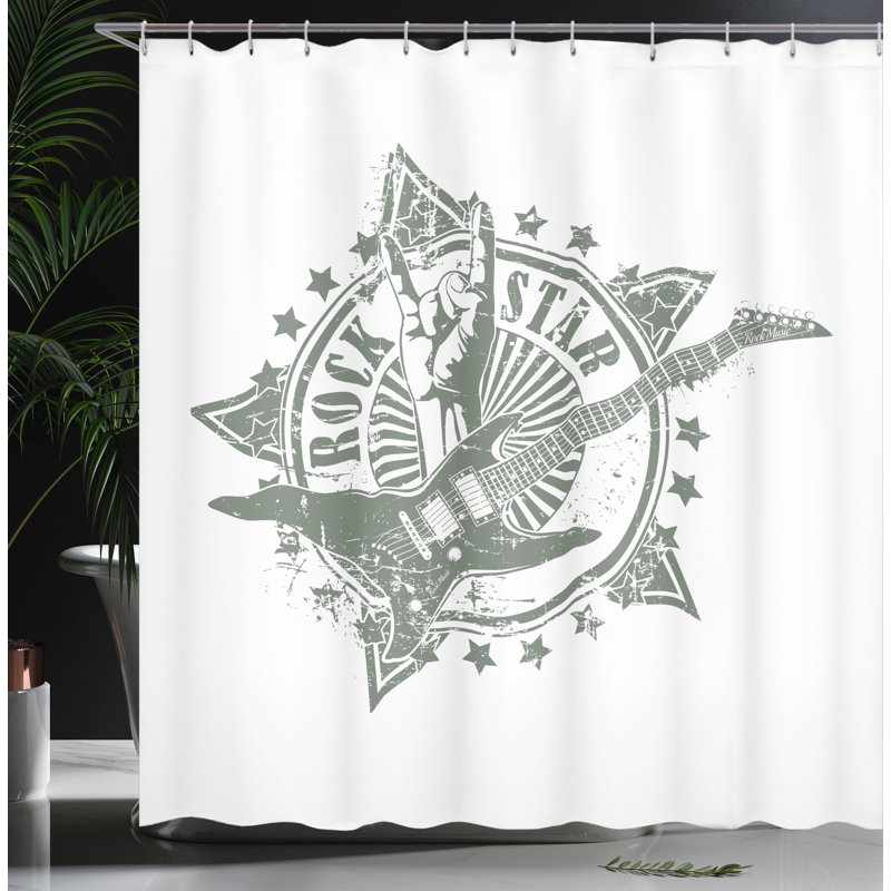 Shower Curtain with Hooks Included