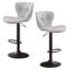 Tabourets de bar pivotants à hauteur réglable avec structure en métal -105290094