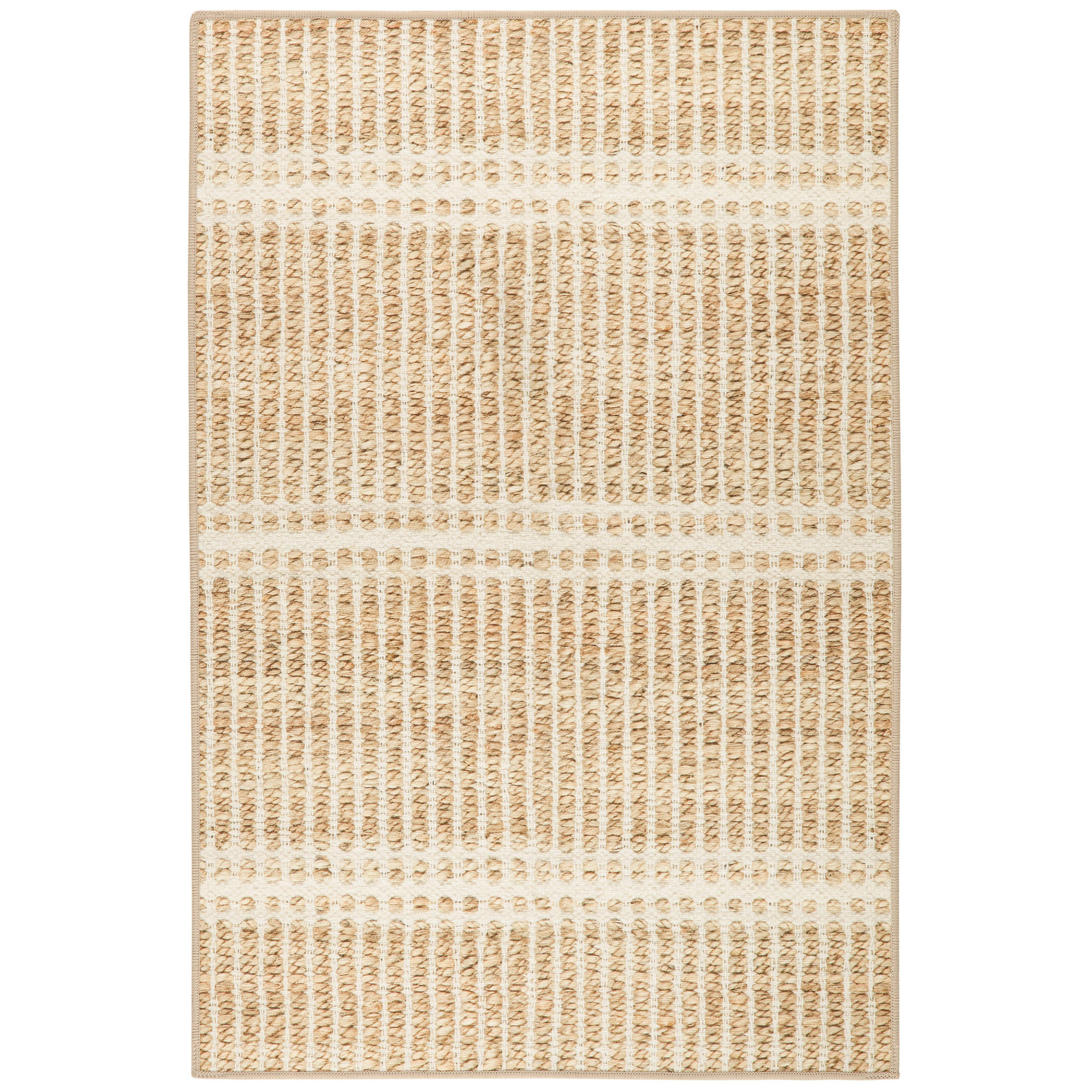 Arbor Natural Machine Washable Rug, Rectangle 5' x 8'