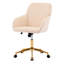 Fauteuil ergonomique Ty pour la maison - Velours kaki, siège réglable, confort optimal pour les longues heures d'assise dans la chambre ou le bureau. Tissu en velours.