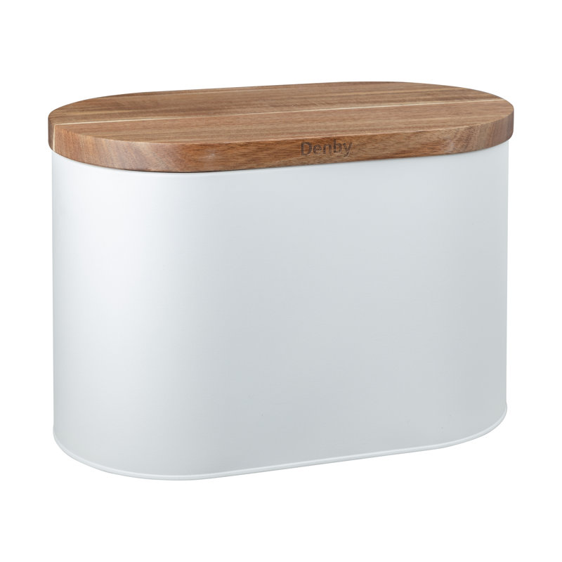 Kitchen Accessories Denby Bread Bin, White