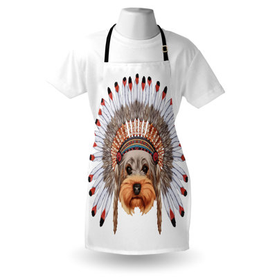 No Pattern Bib Apron