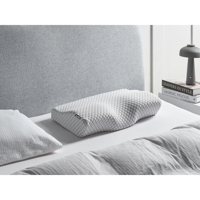 Bed Pillow ELGON Low Memory Foam 30 x 50 cm White