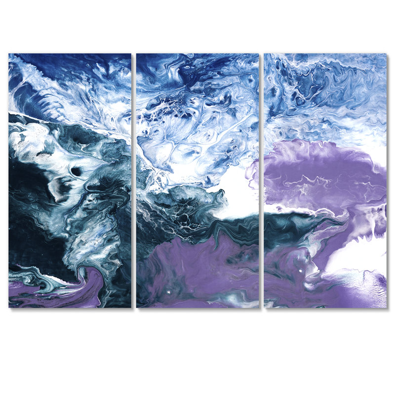 «Blue and Violet», impression sur toile, H 28 po x l 36 po x P 1 po