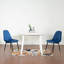 5-Piece Dining Set, White Round Dining Table With 4 Chairs-1444221782