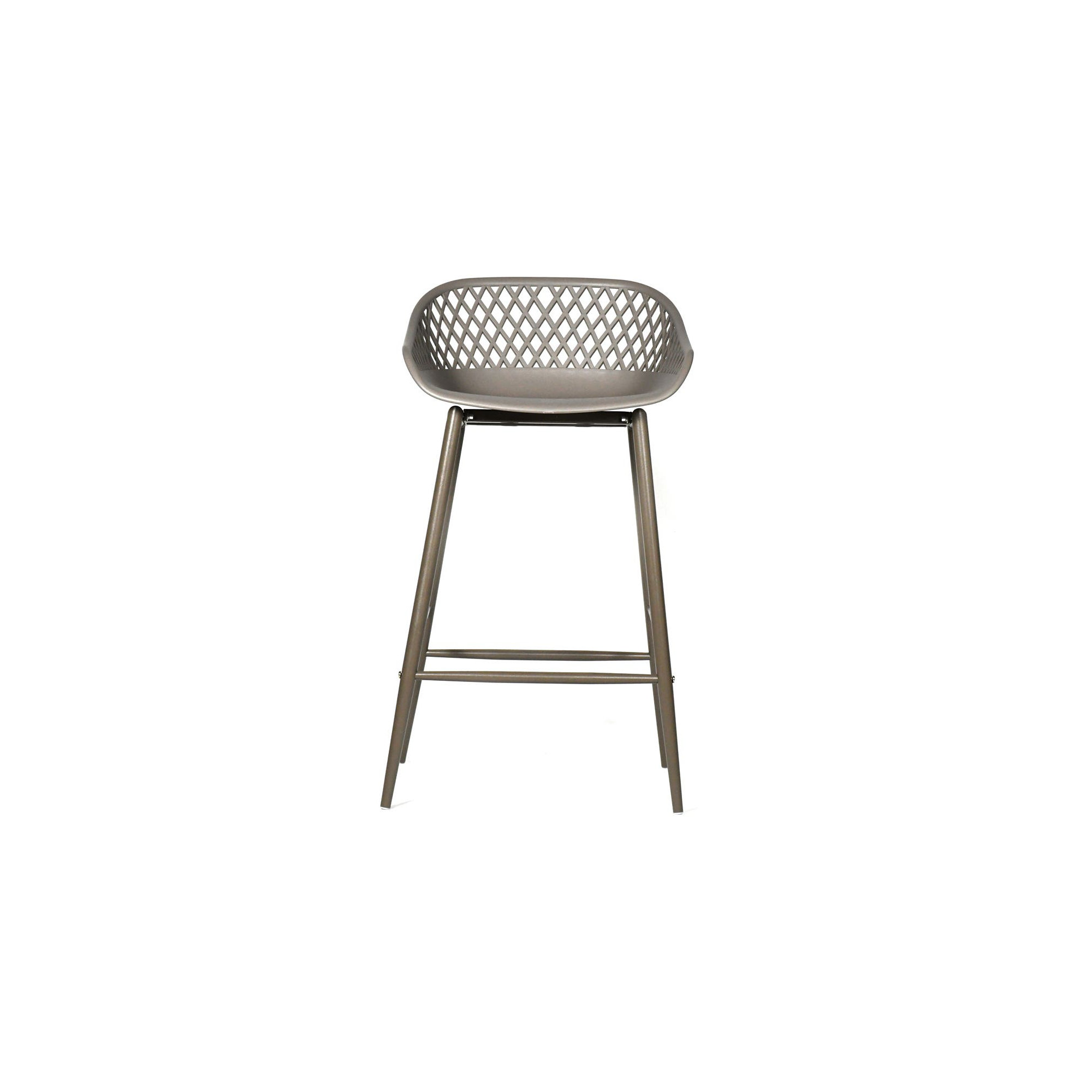 Newark Patio Bar Stool, 25.5", Taupe