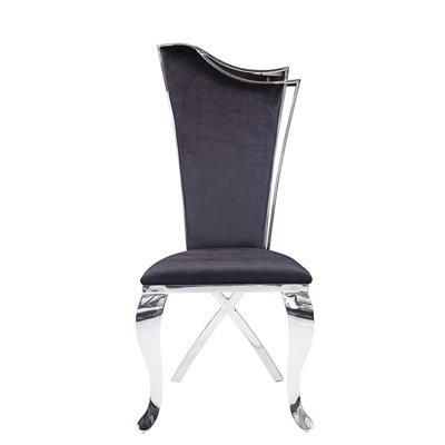 Chaise d'appoint rembourrée (ensemble de 2)