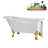 58" Streamlin Clawfoot Tub,Tray,Drain, Clawfeet-101628929-102219864