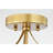 Crystal Semi Flush Mount