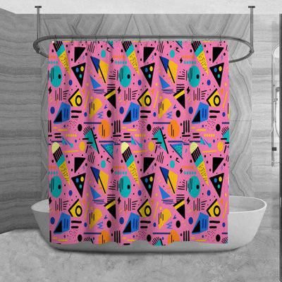 Terresia Abstract Shower Curtain