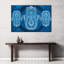 «Spiritual Hamsa Symbols» sur impression sur toile-1330976434