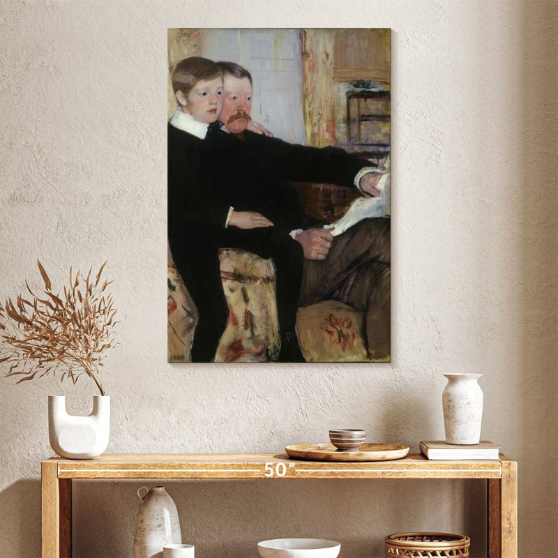 Alexander Cassatt et Robert Cassatt, 39" H x 26" W
