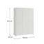 3 Door Manufactured Wood Wardrobe