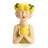 Lady Lemons Ceramic 11.6-Inch Tall Sculpture Vase