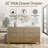Aurelin Mid-Century Modern 54.8"W 6 Drawer Dresser-62045568