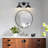 Balfor 2-Light Dimmable Matte Black Vanity Light