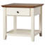 Table de bout avec rangement Barnette