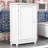 Gottman Bathroom Cabinet with Adjustable Shelf, Modern Wood Corner Storage Cabinet-2135156604
