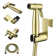 Round Hand Held Bidet with Faucet Handheld Bidet Sprayer for Toilet Handheld Bidet Toilet Sprayer