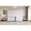 Grand lit escamotable mural avec placard, blanc-1627506114