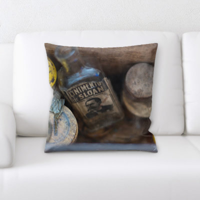 Microsuede Reversible Throw Pillow