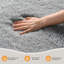 Tapis gris pour tapis de chambre à coucher à tapis à poils longs 4X6