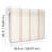 Bobbin Stripe Scalloped Wallpaper-234358361