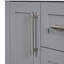 Base de meuble-lavabo moderne avec deux portes et tiroirs
