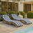 Alois Chaise Lounge Set with Cushion and Table-889713920