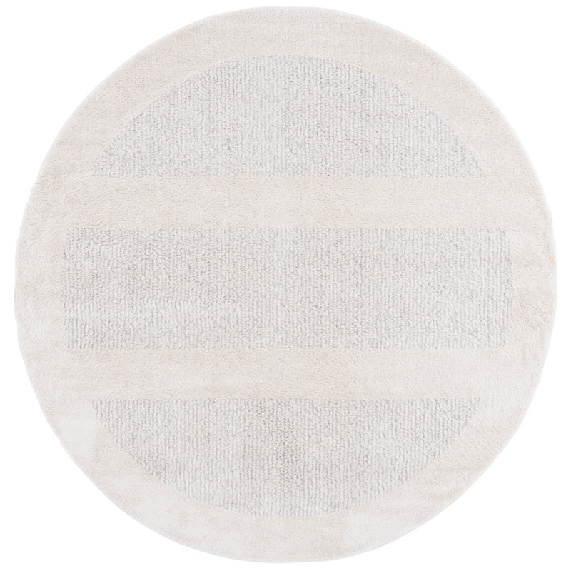 Tapis à motif géométrique Katoya Performance, Rond 6 pi 7 po
