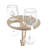 Gunnora Solid Wood Wine Glass Rack