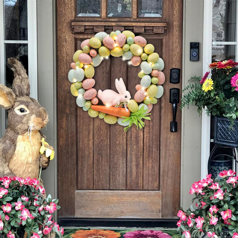 Plastic 42cm Wreath